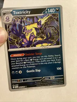 Pokemon TCG Toxtricity 068/094 ME02: Phantasmal Flames Reverse Holo NM - Image 2