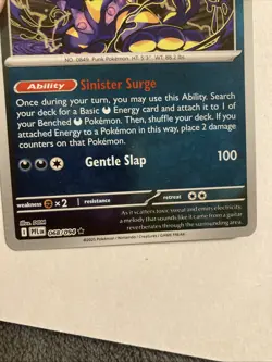 Pokemon TCG Toxtricity 068/094 ME02: Phantasmal Flames Reverse Holo NM - Image 3
