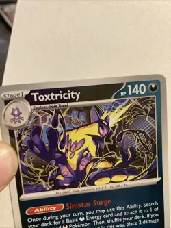 Pokemon TCG Toxtricity 068/094 ME02: Phantasmal Flames Reverse Holo NM - Image 4