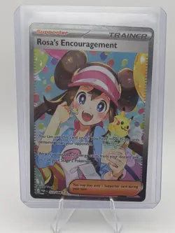 Pokemon TCG Rosa's Encouragement 123/088 Me03 Perfect Order SIR - Image 1