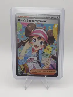Pokemon TCG Rosa's Encouragement 123/088 Me03 Perfect Order SIR - Image 2