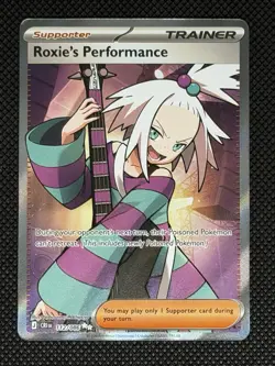 Pokemon Roxie’s Performance Trainer Supporter 112/086 Holo Chaos Rising - Image 1