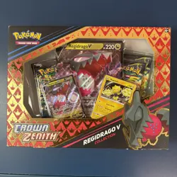 NEW FACTORY SEALED Pokemon TCG Crown Zenith Regidrago V Collection - Image 1