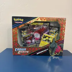 NEW FACTORY SEALED Pokemon TCG Crown Zenith Regidrago V Collection - Image 3