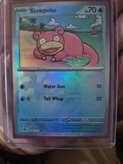 Pokemon TCG Slowpoke 018/131 Prismatic Evolutions Master Ball Reverse Holo - Image 1