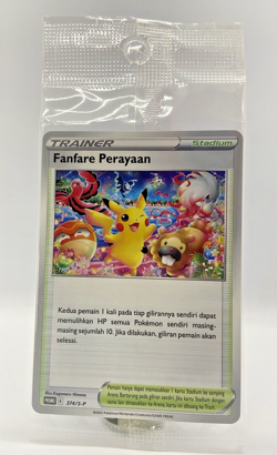 Special Pokemon Indonesia Trainer Stadium Celebration Fanfare 374/S-P SEALED - Image 1