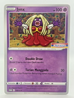 LIMITED Pokemon TCG Ind Pokemon TCG Indonesia Jynx Promo 256/S-P Indomaret Stamp - Image 1