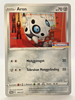Special Pokemon TCG Indonesia Aron Promo 120/S-P Indomaret Stamp Exclusive - Image 1