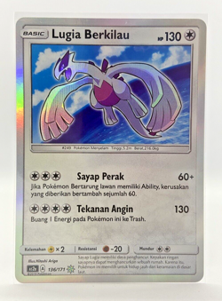 Pokemon TCG Indonesia Shining Lugia Berkilau AS2a 136/171 Shining Legends Holo - Image 1