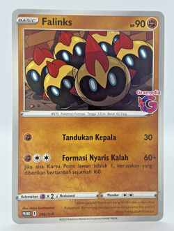 Pokemon TCG Indonesia Falinks Gramedia Special Stamp Promo 266/S-P - Image 1