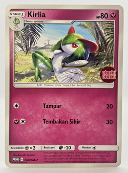 Special Pokemon TCG Indonesia Stamp Promo Choki Choki Kirlia 066/SM-P - Image 1