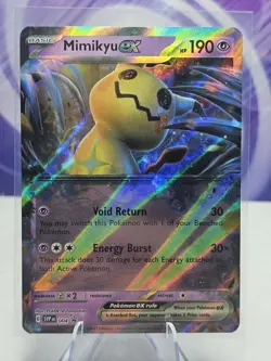 Pokemon TCG Mimikyu EX 004 Black Star Promo Holo Scarlet & Violet NM - Image 1