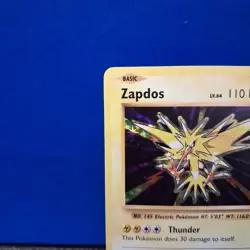 Pokemon TCG Zapdos 42/108 XY Evolutions Holo Rare Card NM - Image 2