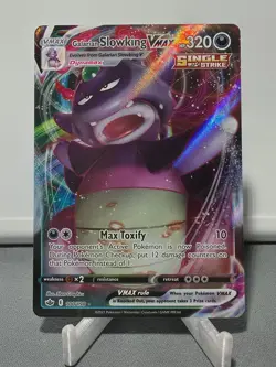 Galarian Slowking VMAX 100/198 Holo VMAX Rare Chilling Reign Pokemon Near Mint - Image 1