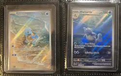 Pokemon TCG S&V 151 Wartortle 171/165, Squirtle 170/165 - Image 1