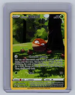 Hisuian Voltorb GG01/GG70 Holo Crown Zenith Galarian Gallery Pokemon NM - Image 1