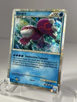 Pokemon TCG Kyogre Call of Legends SL6 Shiny Holo Rare 2011 MP - Image 2