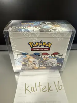 Pokemon XY Evolutions Booster Box Factory Sealed 36 Packs 2016 w Plastic Case - Image 1
