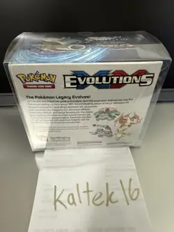 Pokemon XY Evolutions Booster Box Factory Sealed 36 Packs 2016 w Plastic Case - Image 2