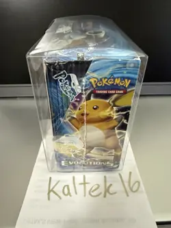 Pokemon XY Evolutions Booster Box Factory Sealed 36 Packs 2016 w Plastic Case - Image 4