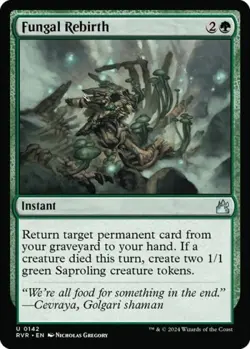Fungal Rebirth - Near Mint MTG Ravnica Remastered - Image 1