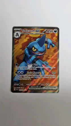 Pokemon TCG Toxicroak ex 232/198 Scarlet & Violet Base Set Ultra Rare Full Art - Image 1