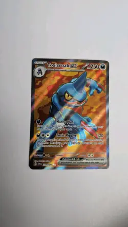 Pokemon TCG Toxicroak ex 232/198 Scarlet & Violet Base Set Ultra Rare Full Art - Image 2