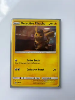 Pokemon TCG Detective Pikachu SM190 Black Star Promo Holo Movie Promo Card - Image 1