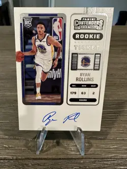 2022-23 Contenders Rookie Ticket On Card Auto Ryan Rollins #121 - Image 1