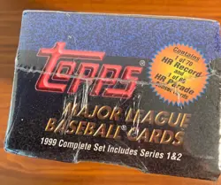 1999 Topps Factory Baseball 462 Card Hobby Sealed Set NIB Free Shipping - Image 3