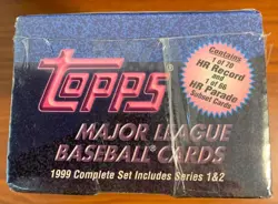1999 Topps Factory Baseball 462 Card Hobby Sealed Set NIB Free Shipping - Image 4
