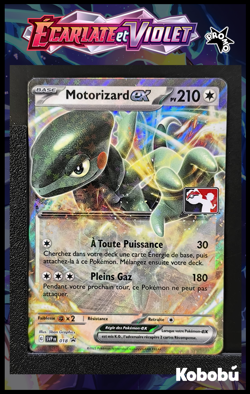Carte Pokemon Motorizard EX SVP018 FR Promo Ecarlate Et Violet Ligue Recompense - Image 1