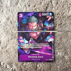 Bandai Roronoa Zoro OP09-076 Rare Alt Art Foil EN Emperors Character 5000 - Image 1