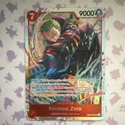 One Piece Card Game Roronoa Zoro EB04-007 SR NM - Image 1