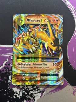 Pokemon Mega M Charizard EX 13/108 XY Evolutions Holo Ultra Rare - Image 1