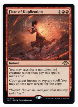 MTG Flare of Duplication, Modern Horizons 3 (MH3) Regular Near Mint Magic NM - Image 1