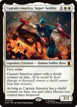 Captain America, Super-Soldier #9 (NM) MSH MTG - Image 1
