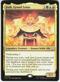 Iroh, Grand Lotus 227 Avatar: The Last Airbender Magic: The Gathering Foil NM - Image 1