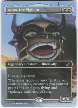 Appa the Vigilant Borderles 62 Avatar The Last Airbender: Eternal MTG Foil NM - Image 1