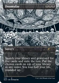 Doomsday (Borderless) #1115 (NM) Secret Lair Drop Series (SLD) MTG - Image 1