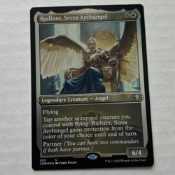 Radiant Serra Archangel Foil Etched 553 Commander Legends Magic The Gathering - Image 1
