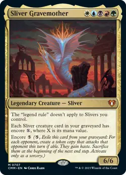 Sliver Gravemother #707 *Foil* (LP) Commander Masters (CMM) MTG - Image 1