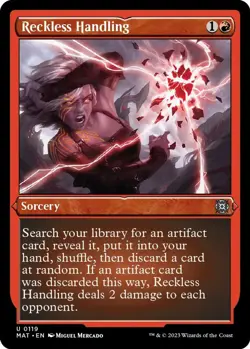 Reckless Handling (Foil Etched) #119 *Foil* (NM) MAT MTG - Image 1