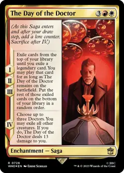 The Day of the Doctor (Surge Foil) #726 (NM) Universes Beyond: Doctor Who MTG - Image 1