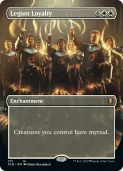 Legion Loyalty (Borderless) #371 *Foil* (NM) Commander Legends: Battle for Ba... - Image 1