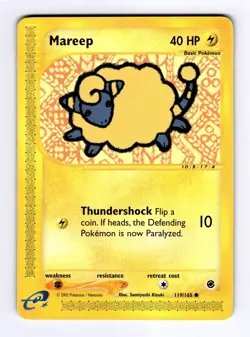 Mareep Expedition #119 (2002) Common LP Pokemon - Image 1