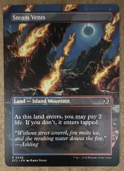 Steam Vents (Borderless) - Lorwyn Eclipsed - NM MTG - Image 2