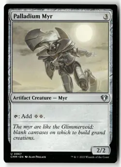 Palladium Myr 967 Uncommon Commander Masters Magic: The Gathering NM - Image 1