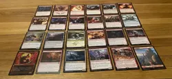 Red MTG Cards Lot Rare, Foil, Land, And More Magic The Gathering Cards! - Image 1