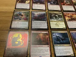 Red MTG Cards Lot Rare, Foil, Land, And More Magic The Gathering Cards! - Image 3